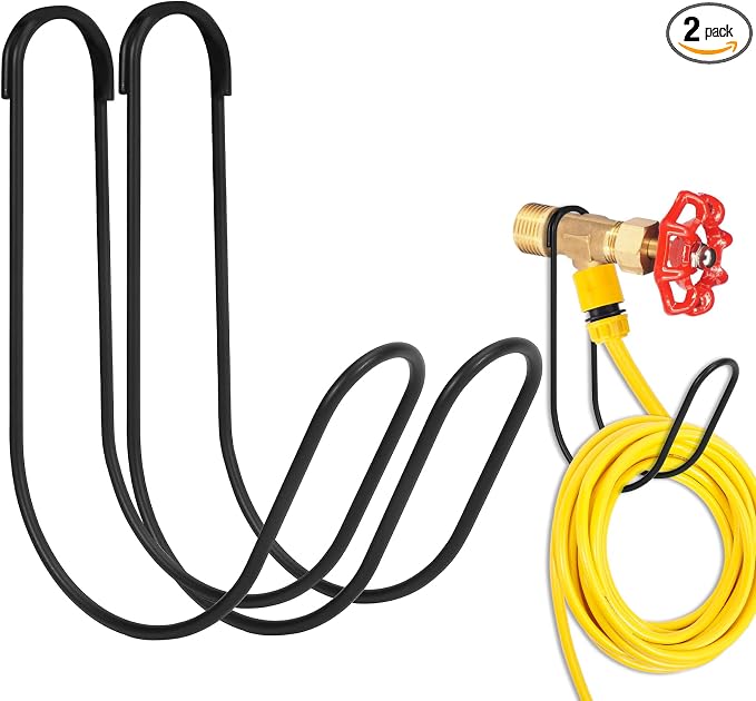 Garden Hose Holder Water Hose Hanger Wall Mounted, 304Stainless Steel Solid by Yoniccal