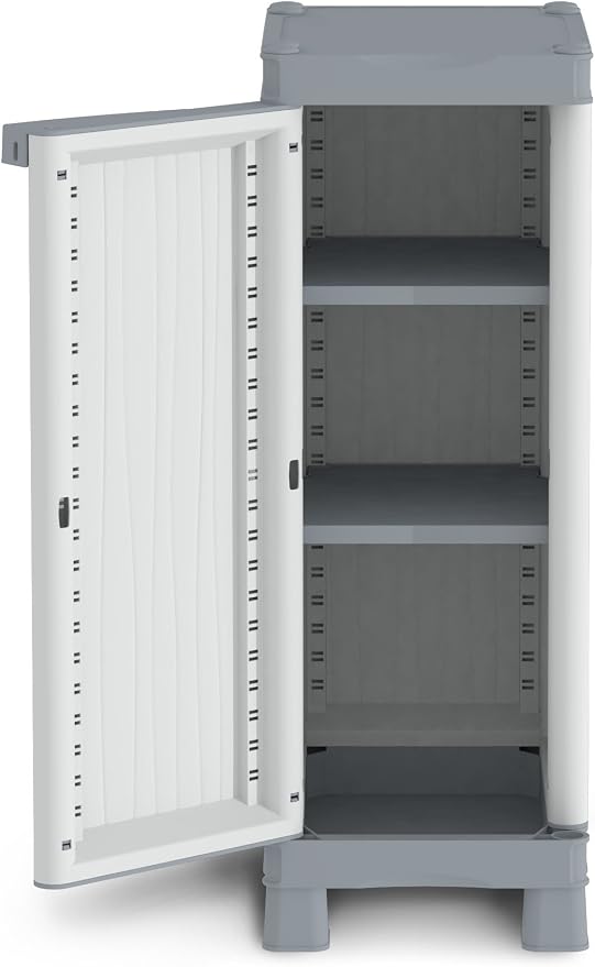 Terry, Base 350 UW, Cabinet 2 Internal Shelves. Color: Gray, Material: Plastic - Image 4