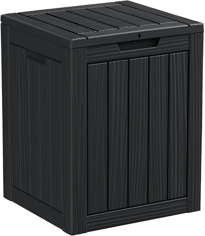 28 Gallon Resin Deck Box, Lockable Patio Outdoor Storage Box by OutdoorLivingPerfected