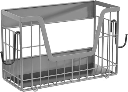 Grey Magnetic Shelf for Fridge, 2 Set Potato and Onion Storage Bins, Magnetic - Image 8