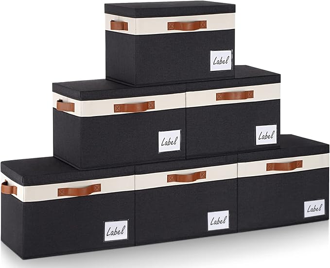 GhvyenntteS Fabric Storage Bins by GhvyenntteS