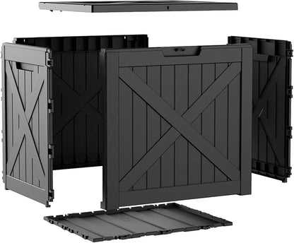 EasyUp 40 Gallon Deck Boxes Outdoor Waterproof, Weatherproof Outdoor Deck Box - Image 6