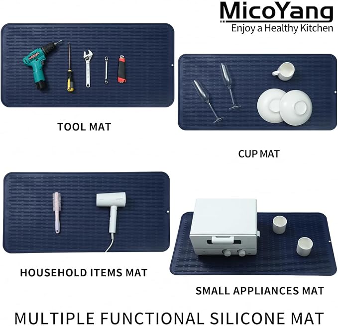 Silicone Dish Drying Mat for Multiple Usage, Easy clean, Eco-friendly, - Image 4