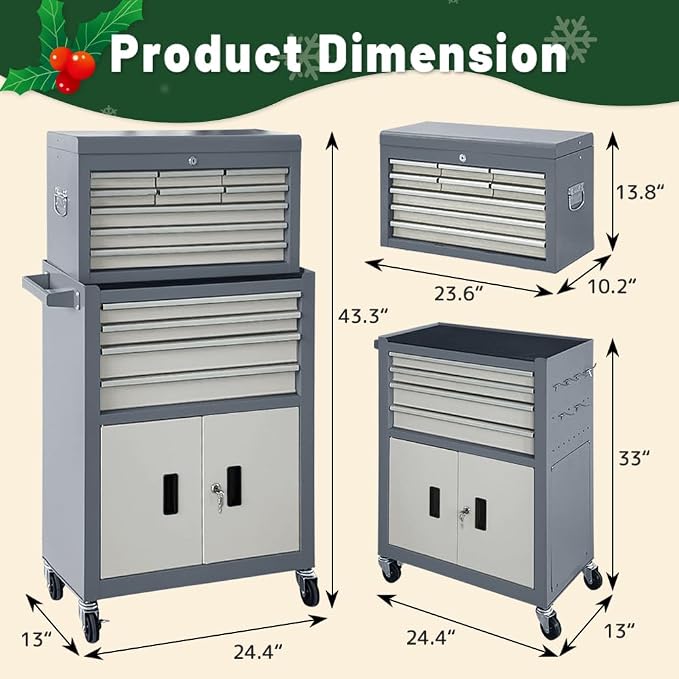 13-Drawer Rolling Tool Chest - Image 3