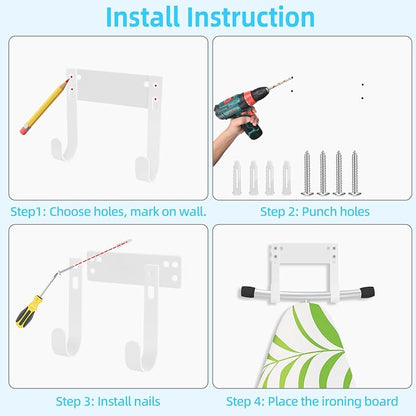 JUYSON Ironing Board Holder Wall Mount - Image 6