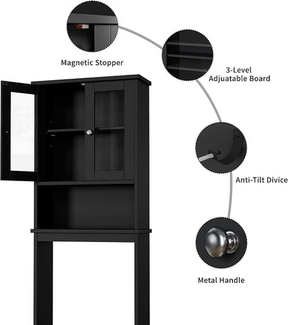 Shintenchi Over The Toilet Storage Cabinet, Bathroom Shelf Organizer - Image 7
