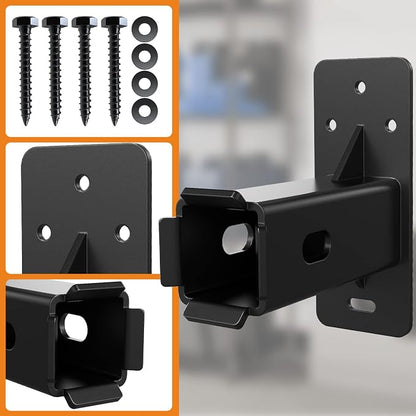 Hitch Wall Mount, Wall Mount Bike Rack Hitch, Hitch Cargo Carrier, Bicycle - Image 2