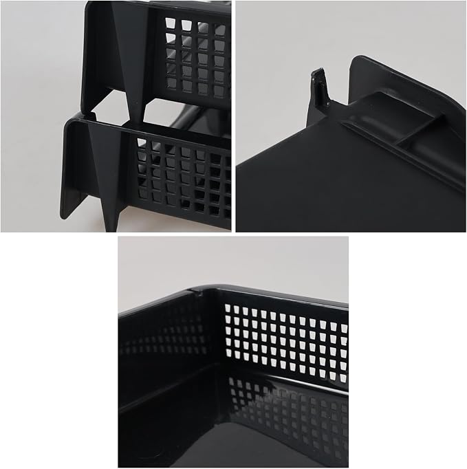 6 Pack Stackable Letter Trays, Plastic File Organizer Tray | Desktop Document - Image 3