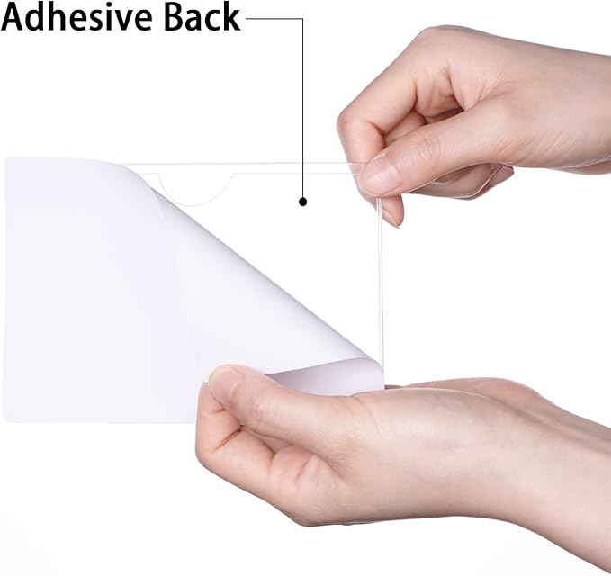 32 Pack Self-Adhesive Index Card Pockets - Image 2