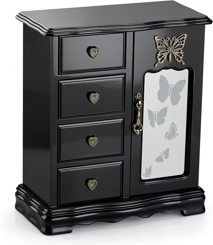 RR ROUND RICH DESIGN Solid Wood Jewelry Box - Image 8