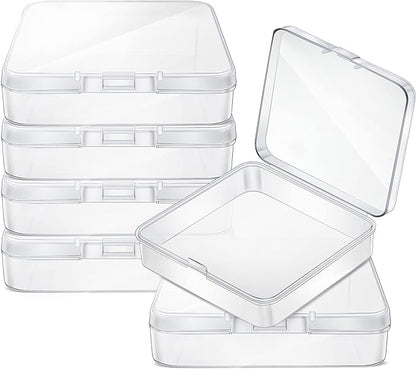 Jetec 6 Pieces Mini Plastic Clear Beads Storage Containers Box by Jetec
