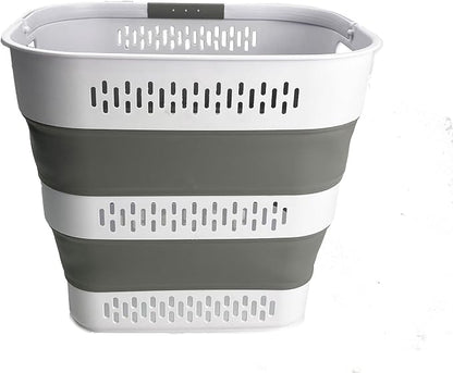 SAMMART 40L Collapsible Plastic Laundry Basket - Image 3