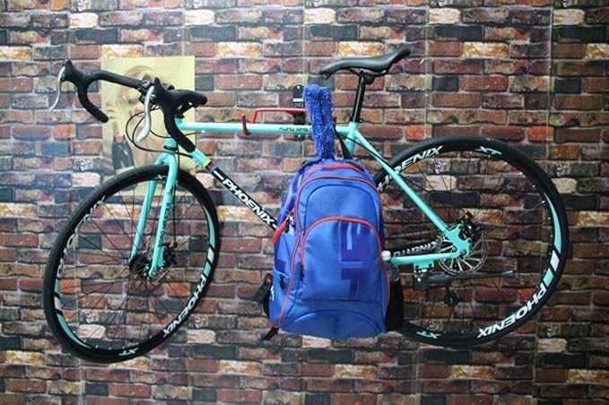 Dirza Bike Wall Mount Bike Hanger 2 Pack Foldable Bicycle Storage Horizontal - Image 5