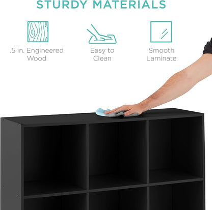 Best Choice Products 9-Cube Storage Organizer, 13.5in Shelf Opening, Display - Image 6