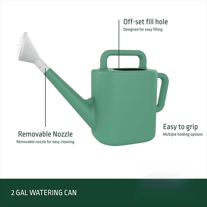 Watering Can 2 Gallon for Indoor Plants, Outdoor Plant House Flower, Gallon - Image 4