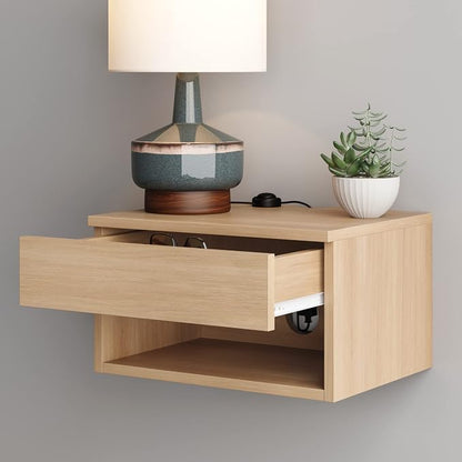 Nathan James Jackson Wall Mounted Floating Bedroom Nightstand - Image 5