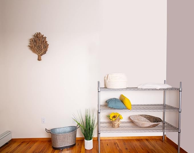 Omega 12" Deep x 24" Wide x 54" High 3 Tier Gray Starter Shelving Unit - Image 2