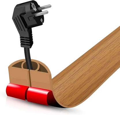 Floor Cord Cover Self Adhesive Cord Hider, 3.3FT Cable Management, Extension by DBHXXMB-HH
