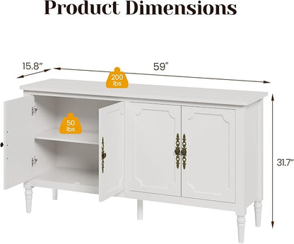 RoyalCraft Sideboard Buffet Cabinet - Image 2