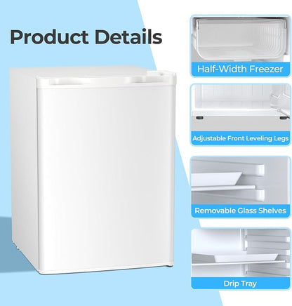 Antarctic Star 2.56 Cu.Ft. Mini Fridge - Image 5