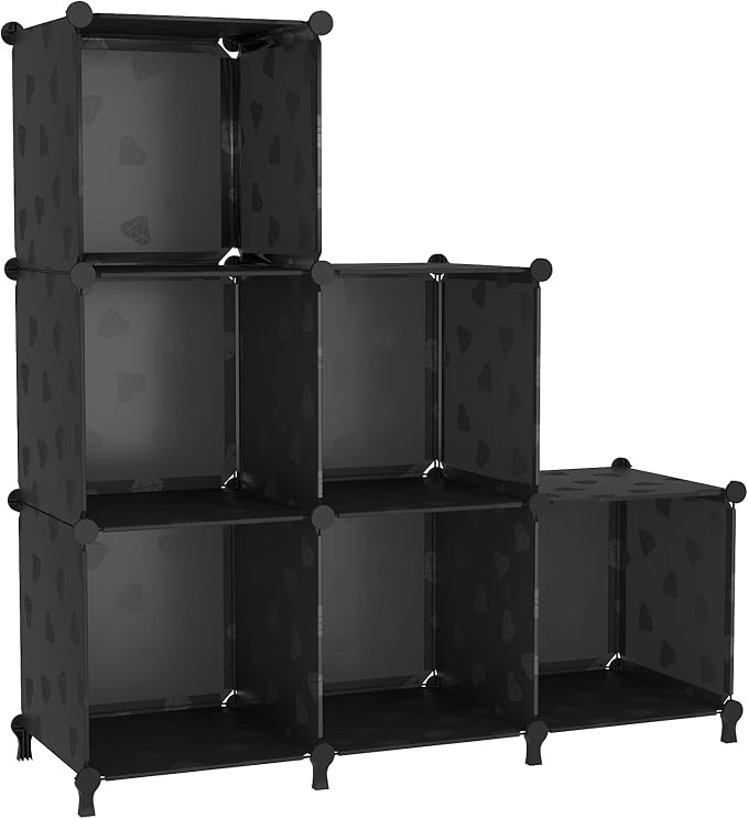 UNKU Cube Storage Organizer, 6 Cube Closet Organizer Storage Shelves, DIY by UNKU