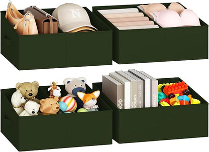 DIMJ Large Closet Shelf Organizer Bins 4 Packs by DiMJ