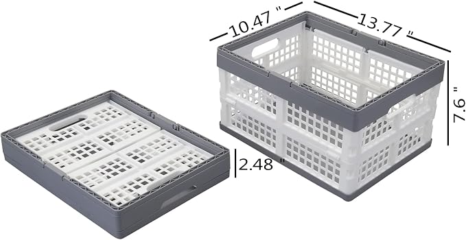 Teyyvn 2-Pack Collapsible Crate - Image 2