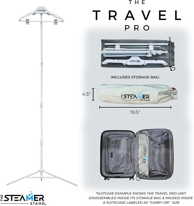 Travel Pro | Adjustable Standing Garment Steaming Rack - Image 2