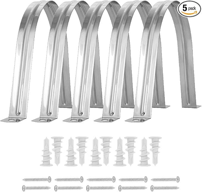 POWERTEC 70258 Stainless Steel Hose Hangers by POWERTEC