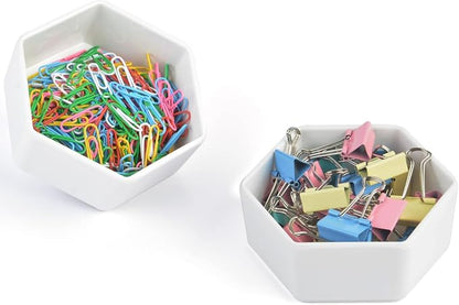 Resin Paper Clip & Binder Clip Dispenser by MONOSUGO