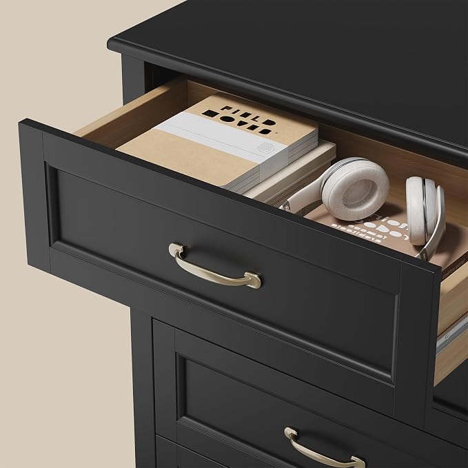 Gizoon 5 Drawer Dresser, for Clothes, Living Room - Image 4