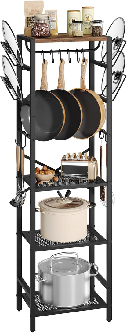 4-Tier Pot Rack, Pots and Pans Organizerand by MAHANCRIS