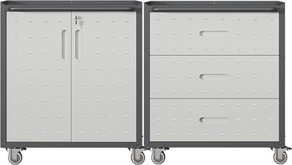 Metal Tool Cabinet, Garage Storage Cabinet System, Wall Cabinet & Locking by VIYET