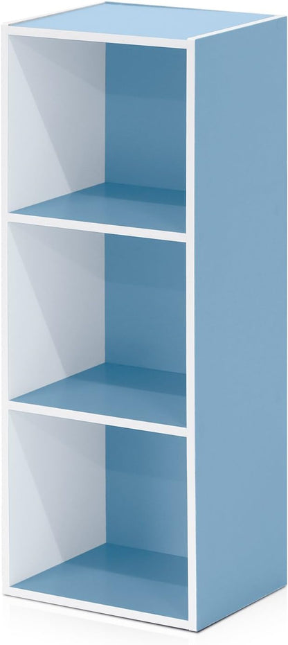 Furinno LUDER Book Shelf, 3-Cube Bookshelf, Bookcase - Image 5