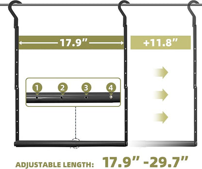 Adjustable Hanging Closet Rod, Heavy Duty Closet Rods - Image 3