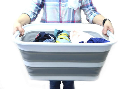 SAMMART 42L Collapsible Plastic Laundry Basket - Image 6