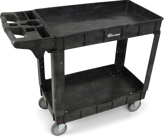 Simpli-Magic Rolling Utility Cart on Wheels, Heavy Duty by SIMPLI-MAGIC