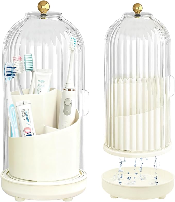 Multifunctional Rotating Toothbrush Holders by Unknown