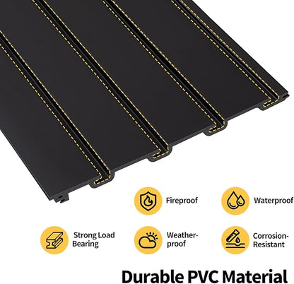 Slat Wall Panels 8x4 ft, Heavy-Duty PVC Garage Slatwall Panel - Image 3