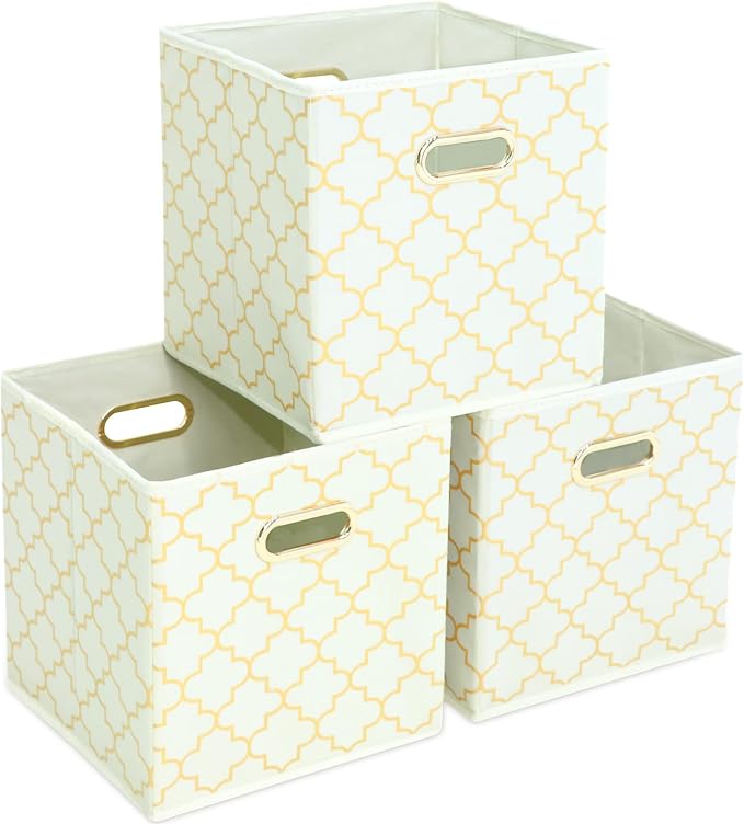 Fabric storage bins Cubes, Fabric Cube Organizer by Yunkeeper