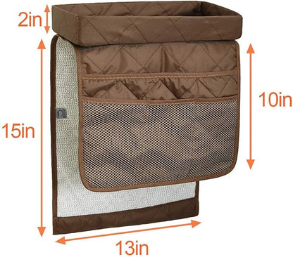 Couch Arm Tray-Couch Arm Cup Holder, Anti-Slip Chair Arm TV Remote Holder - Image 2