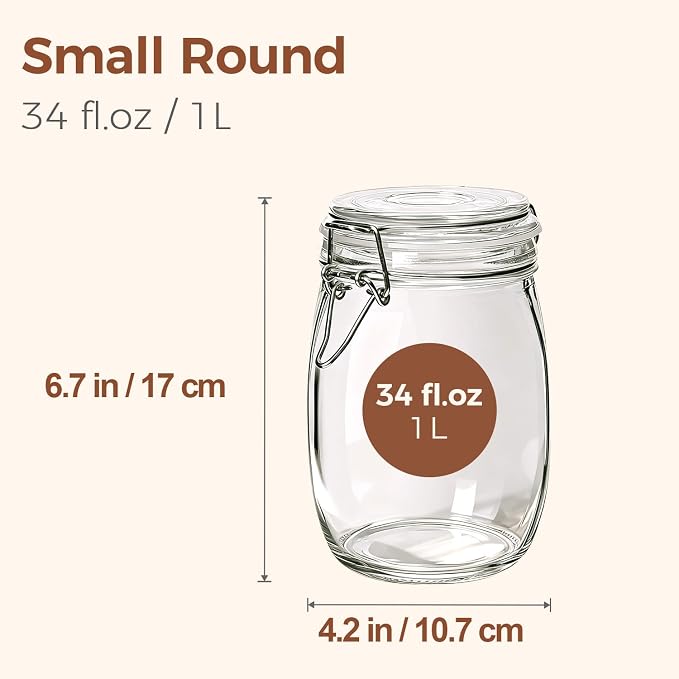 ComSaf Airtight Glass Canister Set of 3 - Image 2