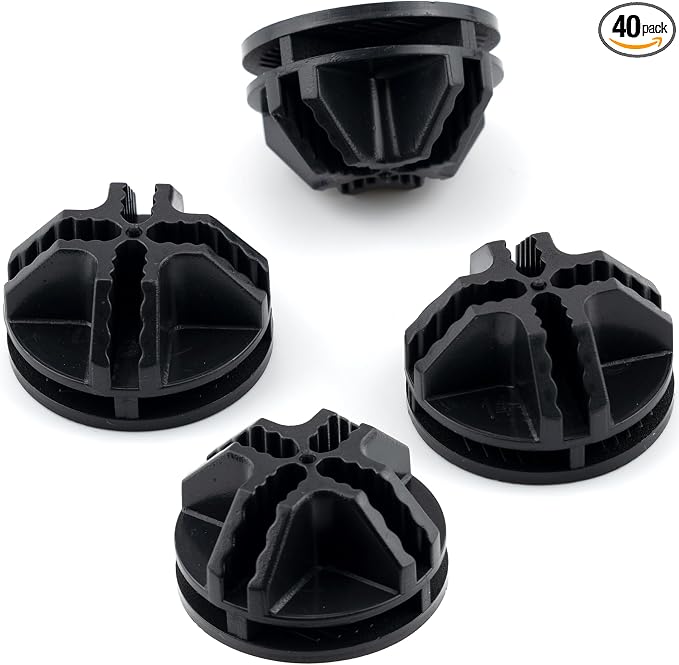 40 Pcs Wire Cube Plastic Connectors Wire Grid Cube Organizer Connectors by IFAMIO