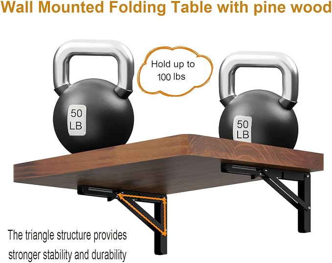 IAE Wall Mounted Folding Table - Image 5