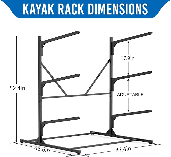 Kayak Storage Rack, Kayak Wall Mount Rack, Kayak Rack - Image 6