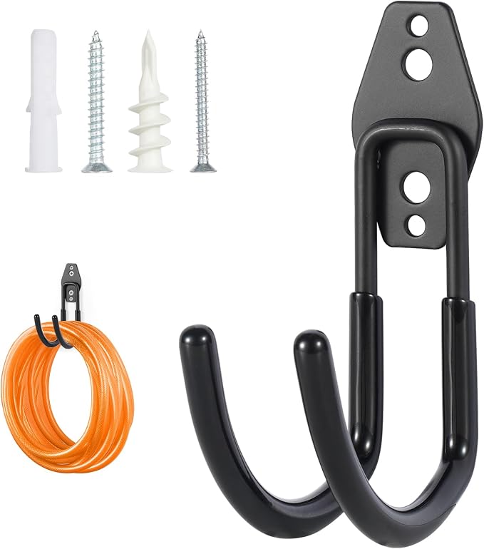 Garage Hanging Hooks Wall Mount, Garage Tool Storage Hooks, Wall Hangers by Unknown