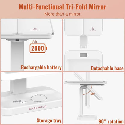 EASEHOLD Lighted Makeup Mirror - Image 5