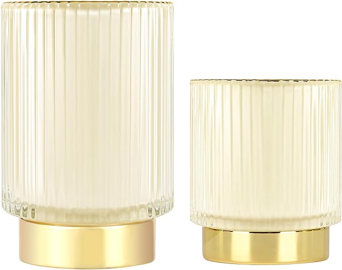 DASITON Makeup Brush holder Organizer, Crystal Cosmetic Makeup Brush Glass by DASITON