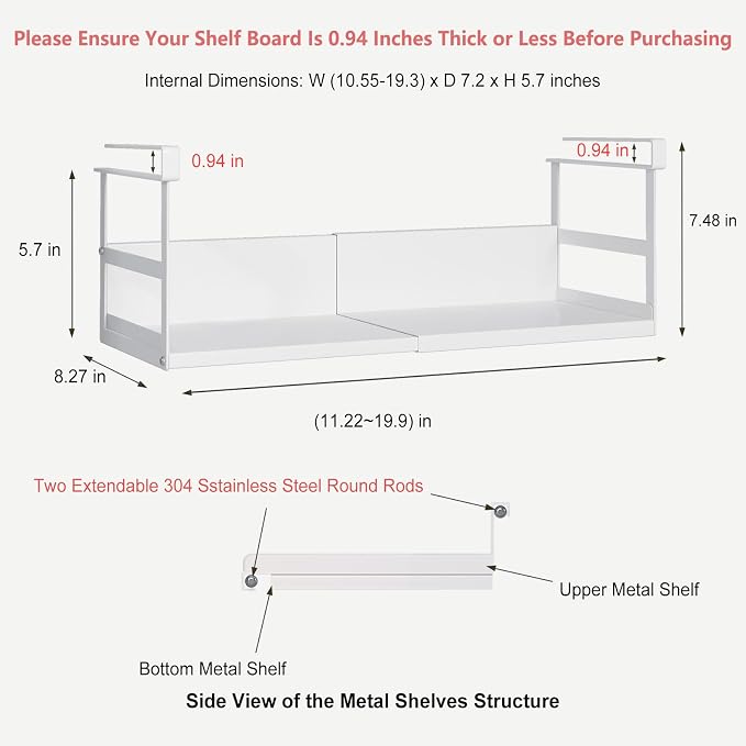 Expandable Under Cabinet Shelf Organizer - Image 3