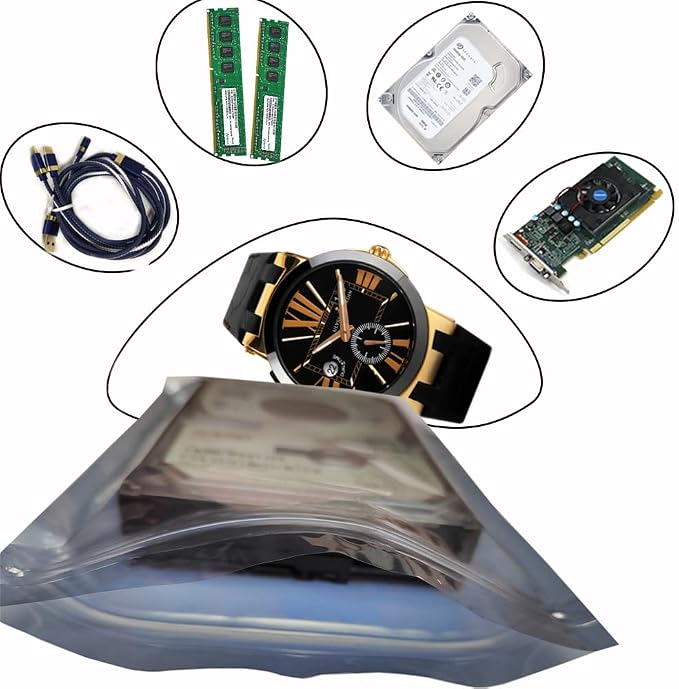 50pcs 5.9x7.8in/15x20cm Anti Static Bags, Premium Resealable Antistatic Bags - Image 6